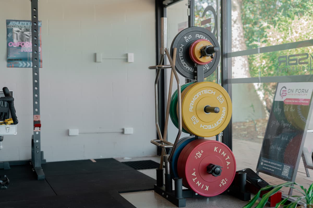 Gym equipment used in Performance Physiotherapy sessions